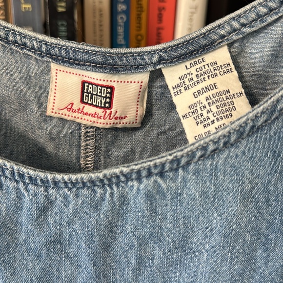 Faded Glory Light Blue Denim Dress - Picture 2 of 3